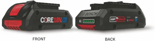 Vista 5 de Bosch GBA18V40-2PK 18V CORE18V® Batería de alimentación avanzada de iones de litio de 4 Ah, paquete de 2