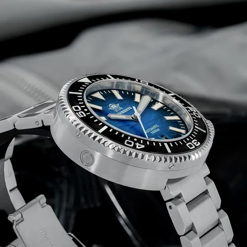 Vista 3 de ADDIESDIVE Diver 1000 M NH35 Reloj de buceo automático para hombre con 2545 azul acero/8215