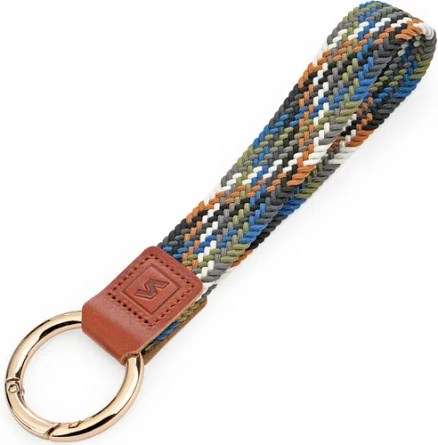 Vista 12 de Cordón de pulsera, soporte elástico para llavero, diseño elástico original anticaída R001c Cereza