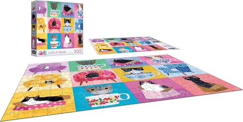 Vista 3 de RoseArt - Planet Cat - Cats at Home - Rompecabezas de 300 piezas para adultos