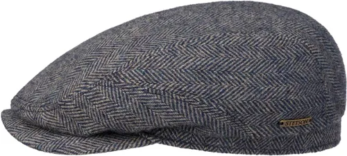 Vista 10 de Stetson Belfast Gorra plana de lana con pico espiga para hombre Otoño Invierno