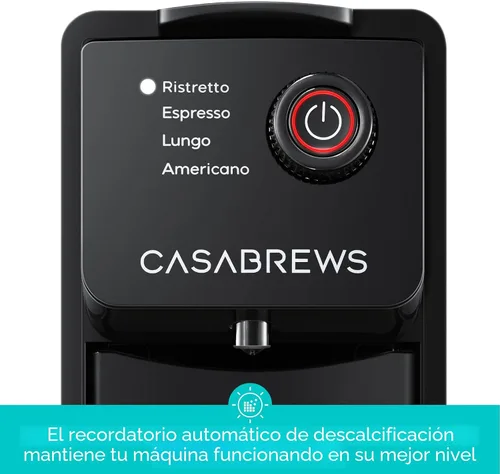 Vista 6 de CASABREWS CM7036E 20Bar Espresso Machine para cápsulas originales Nespresso