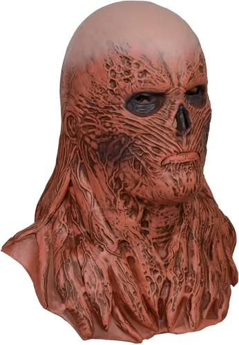 Vista 3 de Máscara Vecna de Halloween espeluznante monstruo de cabeza completa de látex para adultos y niños fiesta de disfraces