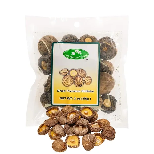 Vista 9 de Mushroom House (MUSI1) Champiñones Shiitake secos, 1 onza