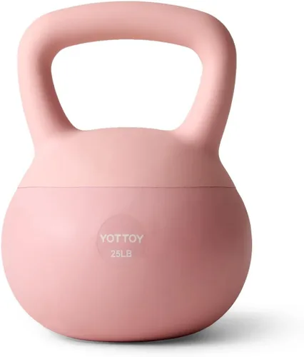 Vista 18 de YOTTOY Pesa rusa suave, pesas rusas con agarre antideslizante para entrenamientos en casa, juego de pesas rusas fuerza y seguridad garantizadas