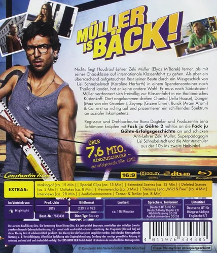 Vista 2 de FACK JU GOEHTE 2 - MOVIE Blu-ray 2015