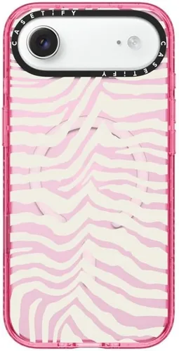 Vista 66 de CASETiFY Impact iPhone Air Case [Delgada/Compatible con Magsafe / 8.2 ft. Protección contra Caídas de Grado Militar 4X] - Lazos - Rosa Arcos
