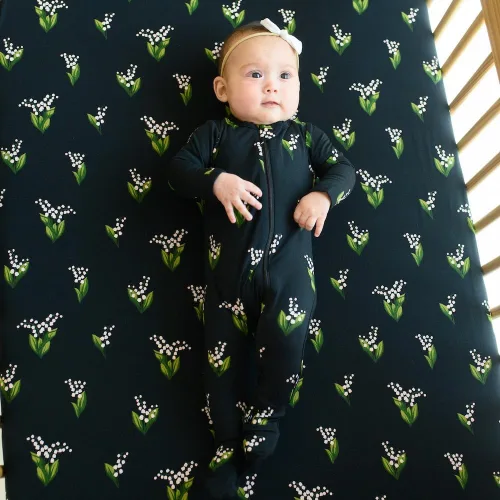 Vista 33 de KYTE BABY Pies unisex con cierre de cremallera, rayón hecho de bambú, 0-24 meses