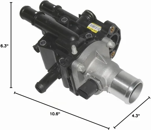Vista 11 de ACDelco 15-81816, ensamble de carcasa y termostato de agua refrigerante del motor, equipo original GM