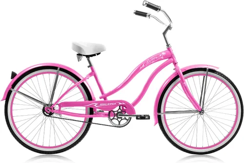 Vista 9 de MICARGI Frenos retro de 26" para bicicleta de playa Cruiser para mujer