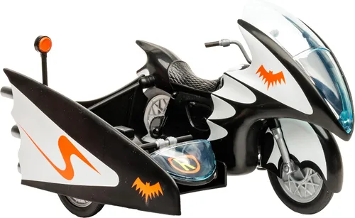 Vista 2 de DC Retro 6IN - BATCYCLE con coche lateral