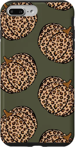 Vista 12 de Leopard Pumpkin Fall Autumn Olive Green Case for iPhone 17