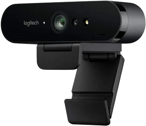 Vista 4 de Logitech Brio, webcam Ultra HD para videoconferencias, grabación de videos y transmisión