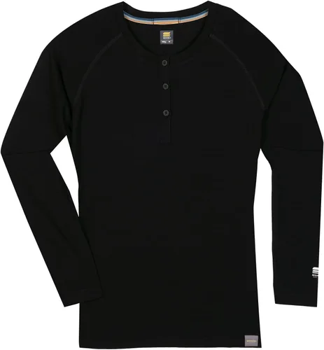Vista 3 de MERIWOOL Camisa térmica de lana merino ligera de manga larga para mujer
