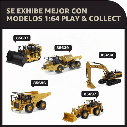 Vista 7 de Diecast Masters 1:64 Cat 745 Camión articulado, 6.75 x 2.75 x 2.5 in, Metal y plástico, amarillo