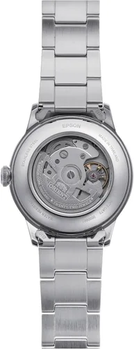 Vista 5 de Orient Bambino Versión 7 - Reloj de vestir automático de 38mm en verde bosque Modelo: RA-AC0M09E30B