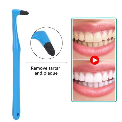 Vista 4 de Removedor de dientes profesional, pulidor de blanqueamiento de dientes, borrador de dientes, herramienta de pulido de limpieza de dientes