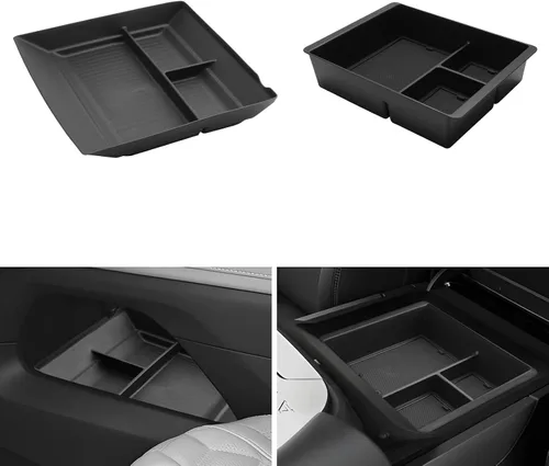 Vista 13 de LUWU Bandeja organizadora para consola central Ford Edge 2024 2020 2021 2022 2023 2024 Ford Edge SE/SEL/ST-Line/Titanio/ST, organizador de consola