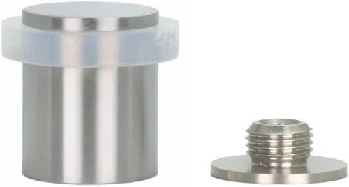 Vista 18 de Topes de puerta EVI Tope de puerta de acero inoxidable negro – Cierre de tornillo – Protector de goma – Tope de puerta de 0.94 x 0.83 pulgadas