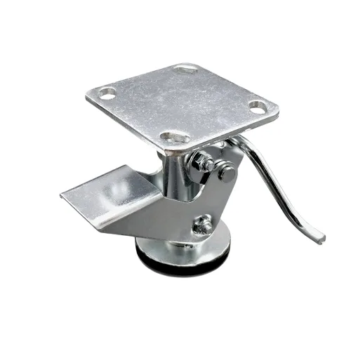 Vista 11 de Service Caster Cerradura de piso de doble pedal de 4 pulgadas con placa superior - Marca Service Caster
