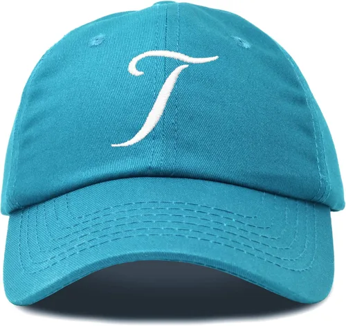 Vista 21 de DALIX Gorra de béisbol con letra T para mujer, con monograma y bordado cursivo Beige