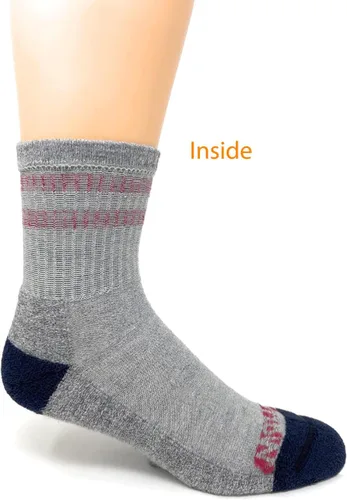 Vista 4 de Warrior Alpaca Socks - Camiseta deportiva retro acolchada y cómoda para adultos - Unisex
