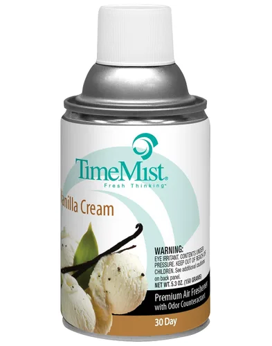 Vista 9 de TimeMist Recambios de ambientador medido de alta calidad, crema de vainilla, 7.1 onzas (caja de 12) - 1042737 - Dura hasta 30 días y neutraliza