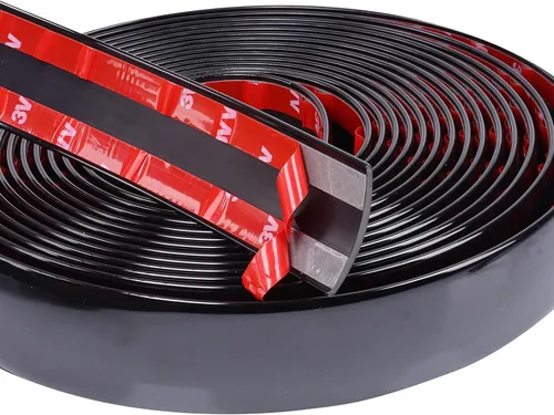 Vista 2 de Moldura Automotriz de 16 Pies de 1-3/16" (30mm) de Ancho Negro Brillante Molduras Laterales de Automóvil Protegidas contra UV Resistentes a Rayones