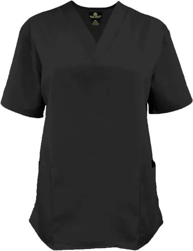 Vista 2 de Natural Uniforms Conjunto de ropa quirúrgica para mujer, camisetas y pantalones médicos, paquete de 2