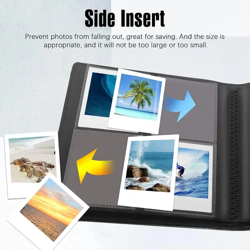Vista 5 de Álbum de fotos de 288 bolsillos para película Fujifilm Instax Square Extra Large Storage Capacity for SQ1 SQ6 SQ10 SQ20 Cameras & SP-3 Printer