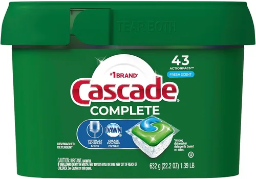 Vista 7 de Cascade 97726PK ActionPacs, aroma fresco, bolsa de 34.5 onzas, 62/bolsa