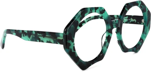 Vista 4 de Zeelool Gafas geométricas de gran tamaño con bloqueo de luz azul, gafas de moda para mujer con protección UV400 ZOP01887