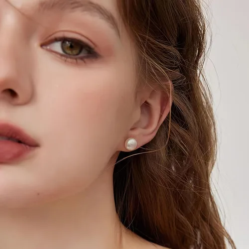 Vista 5 de Aretes de perlas de imitación blancas, delicados 12 pares de aretes de perlas para mujer, aretes clásicos y elegantes para mujer