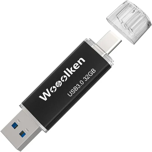 Vista 13 de Unidad flash USB C de 8 GB, paquete de 10 unidades flash Wooolken tipo C + USB 2.0 Thumb Drive OTG Memory Stick compatible con iPhone 16/15