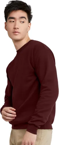 Vista 4 de Hanes Men's Sweatshirt, EcoSmart Fleece Crewneck Sweatshirt, Big & Tall Available, 1 or 2-Pack
