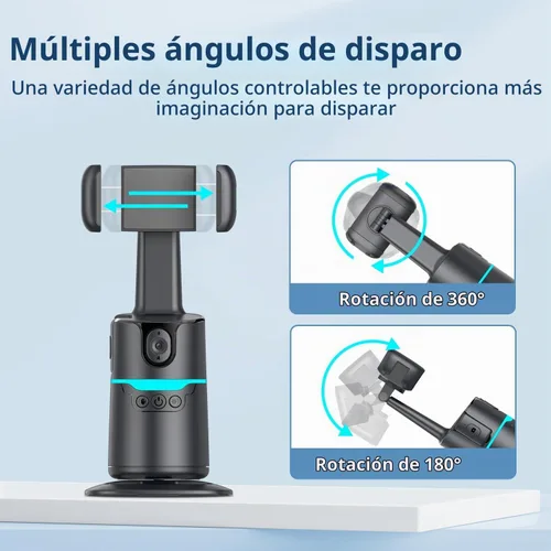 Vista 6 de TOALLIN Soporte y trípode para teléfono con seguimiento facial automático