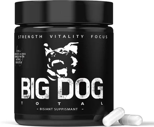 Vista 7 de Big Dog Total Male 3 en 1 Total Alpha Blend - Imprescindible para hombre, sin OMG, energía natural y apoyo de resistencia, 60