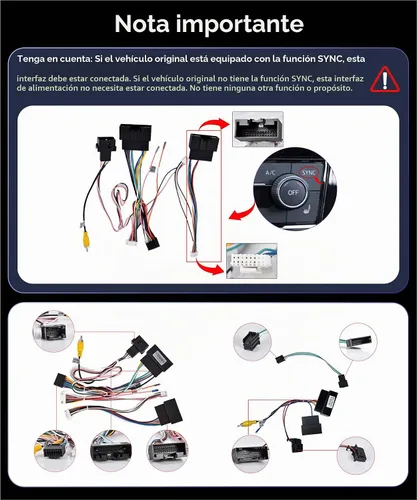 Vista 3 de 4G+64G Radio de Coche Android Estéreo Vertical para 2012 2013 2014 2015 2016 2017 2018 Ford Focus, CarPlay Inalámbrico Android Auto HD IPS Pantalla