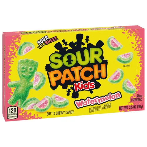 Vista 12 de SOUR PATCH KIDS - Caramelos de goma suaves y masticables de sandía, caramelos a granel, 12 cajas