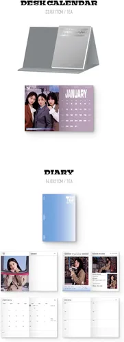 Vista 3 de TWICE 2024 Season's Greetings TWICE NEWS ROOM Our Top Story of 2024 Box+Poster Calendar+Desk