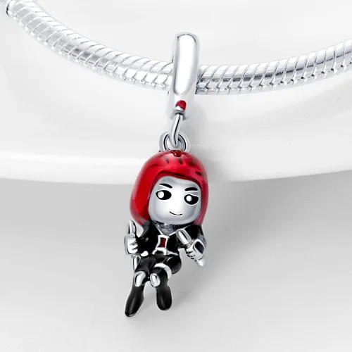 Vista 2 de LIGHTDOG Alliance Charm compatible con pulseras Pandora Europe, cuentas colgantes de plata de ley 925, regalo para el día de la madre, joyería