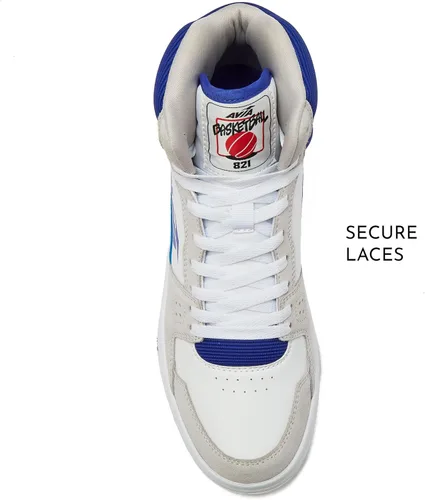 Vista 4 de Avia 821 - Tenis altos para hombre, para interiores o exteriores, zapatos de baloncesto para hombre, tallas 7 a 16, zapatos retro de caña alta