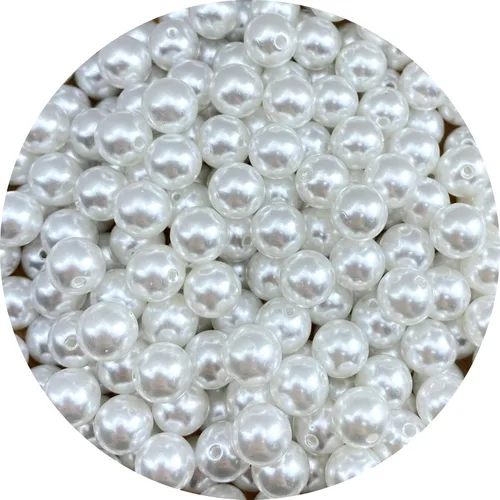 Vista 26 de 3000 cuentas de perlas de 0.118 pulgadas con agujero redondo suelto para decoración del hogar, rellenos de jarrones, manualidades, fabricación
