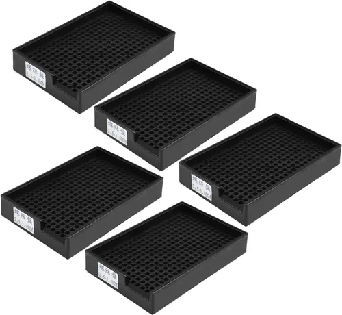 Vista 13 de Othmro Bandejas de tornillos antiestáticos de 273 agujeros, placas de tornillo de 5.512 x 3.543 x 0.984 in, soporte de bandeja de tornillos