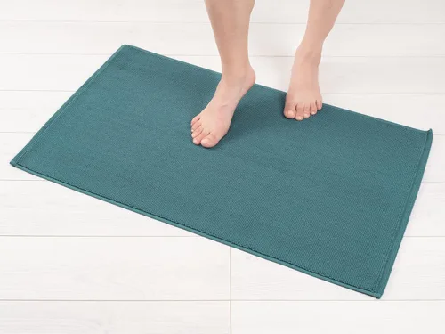 Vista 25 de American Soft Linen - Alfombra de baño antideslizante, 100% de algodón, 17 x 24 pulgadas, alfombras de baño lavables, tapetes peludos, color beige