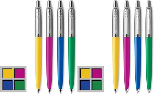Vista 10 de Parker Jotter Originals - Bolígrafo de punta media, tinta negra, 4