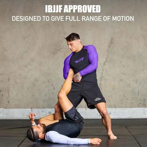 Vista 41 de Elite Sports MMA, BJJJ, No-Gi, protección de entrenamiento de manga corta