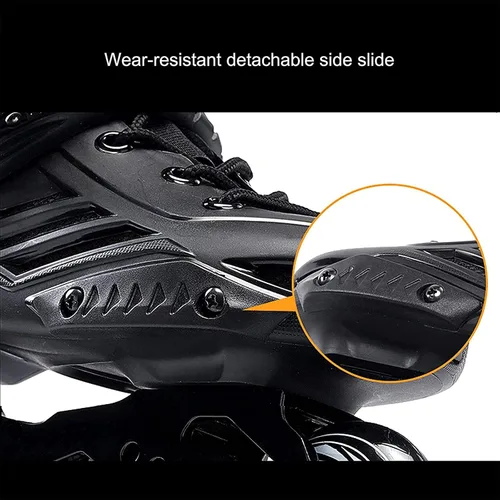 Vista 6 de Patines en línea para adultos para hombres y mujeres, patines en línea para adultos, patines de fitness para mujeres y hombres, patines
