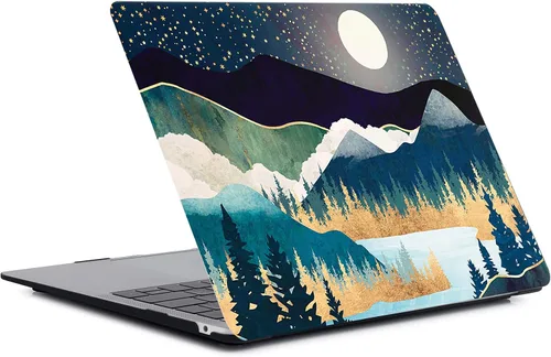 Vista 3 de Funda compatible con MacBook Air de 13 pulgadas (modelos: A1369 y A1466, versión anterior 2010-2017), carcasa rígida de plástico mate y protector