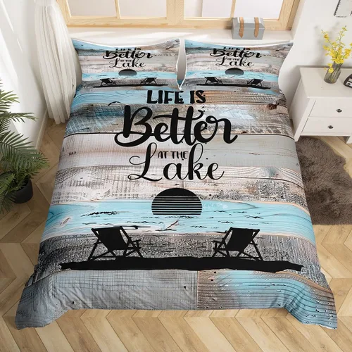 Vista 13 de Erosebridal Funda de edredón de ancla náutica, juego de ropa de cama con brújula oceánica, tamaño individual para niños, adolescentes, adultos